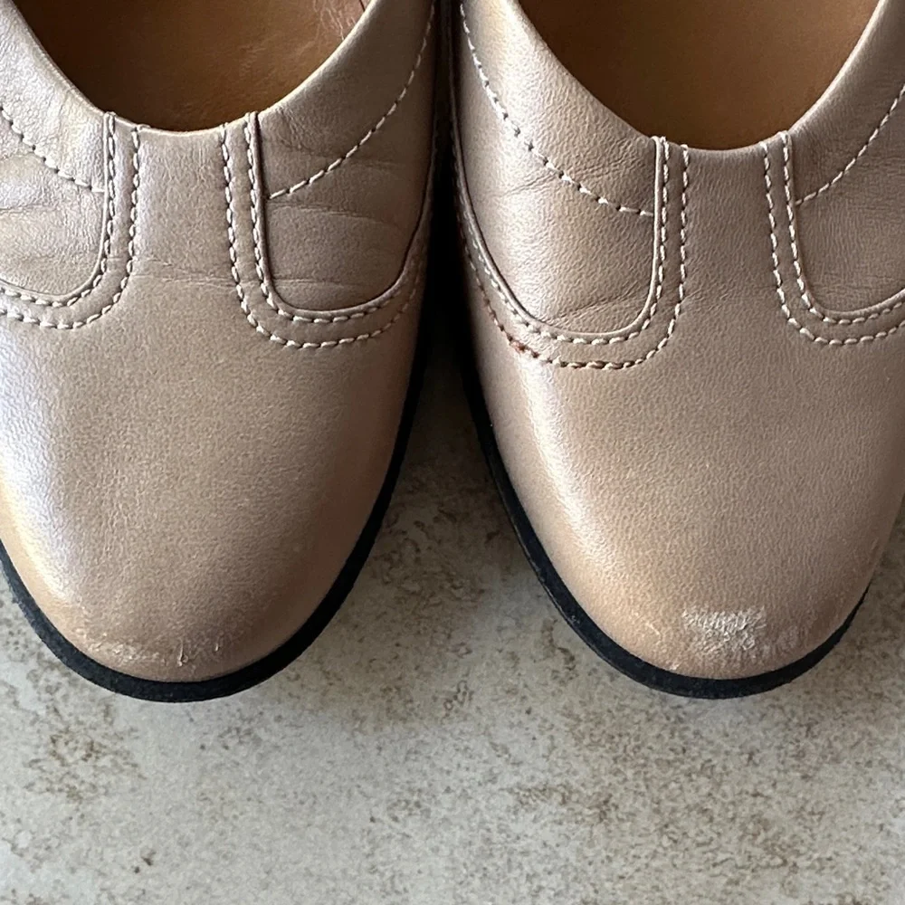 Hermes Tan Women's Loafers - Picture 5 of 7
